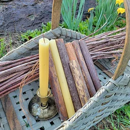 Beeswax Candle Making with a Special Twist