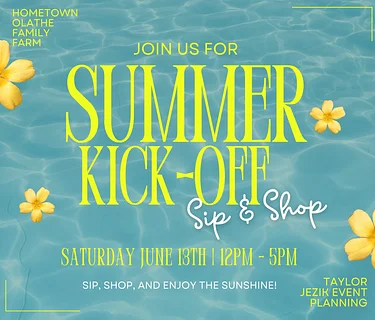Summer Kick-Off Sip & Shop @ The HOFF | June 13th