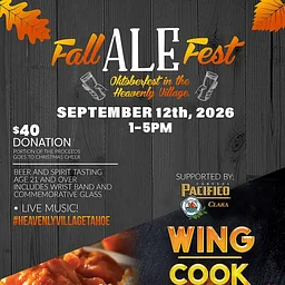 Fall Ale Fest and Chicken Wing Cook-Off at the Heavenly Village