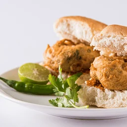 Indian Street food – Vada Pav and Lassi drink