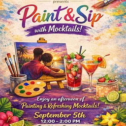 Sip and Paint with Mocktails