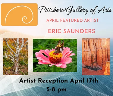 The Pittsboro Gallery of Arts Presents the Photography of Eric Saunders