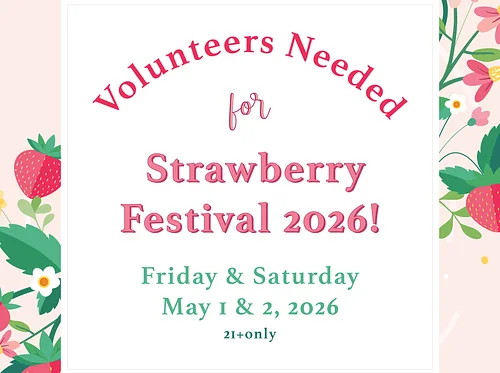 Strawberry Festival Volunteers Needed