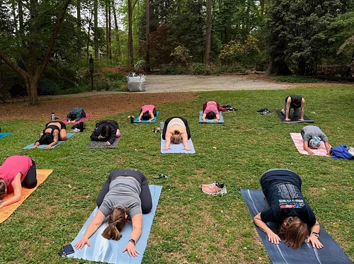 Yoga in the Garden