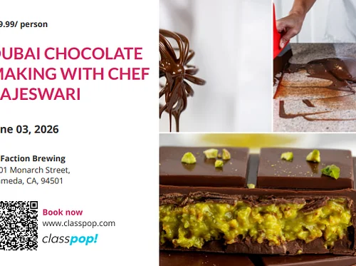 Classpop! Dubai Chocolate Making with Chef Rajeswari