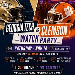 GA Tech vs Clemson Watch Party