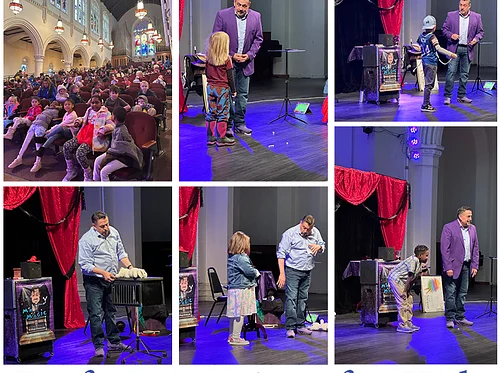 Magic show for children at the Franco Center April 15