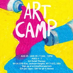 Summer Art Camp by Ms. Rathi V. / Curso Veraniego de Arte con Srta. Rathi V. (age/edad 4-7)