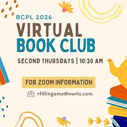 BCPL Virtual Book Club (Zoom Program, Registration Required)