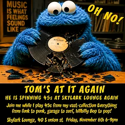 Yep, thats right. Tom is spinning records again!