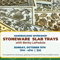Stoneware Slab Tray