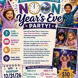 Noon Year’s Party at The Little Gym