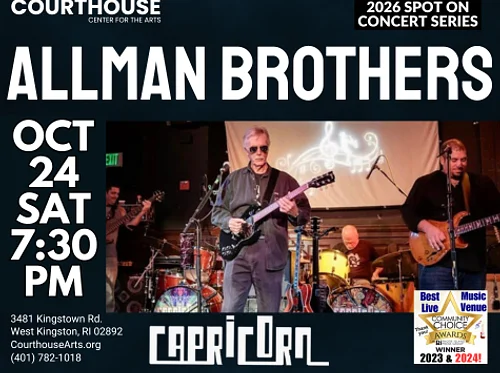 Allman Brothers – Capricorn 10/24/26 SAT 7:30pm