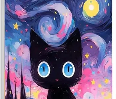 Starry Night Kitty