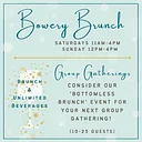 Saturday Brunch