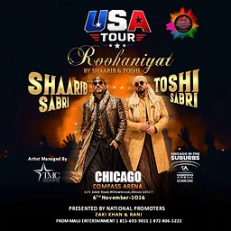 Roohaniyat USA Tour: Shaarib & Toshi Live in Chicago