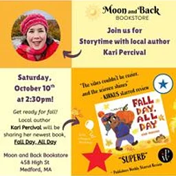 Join us for storytime during the long weekend with local author Kari Percival with her newest book, Fall Day, All Day