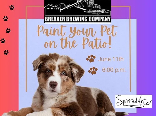 Paint Your Pet on the Patio with Spirited Art Scranton
