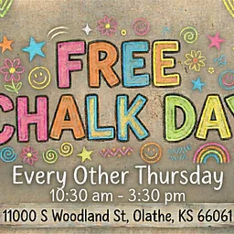 🎨 Free Chalk Day at The H.O.F.F. 🌈