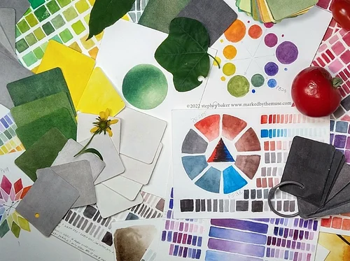 Color Mixing I for Botanical Watercolor