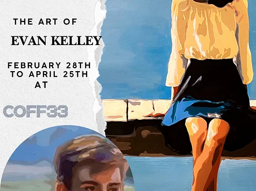Artist Exhibit at COFF33 featuring Artist Evan Kelley
