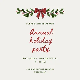 2026 Annual Holiday Party