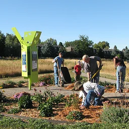 Pollinator Garden fall cleanup – Bozeman