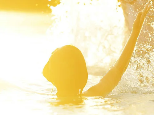 Glow Swim at Sunset Pool