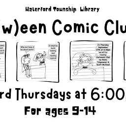 T(w)een Comic Club (Ages 9-14) – “Captain Underpants” Dav Pilkey