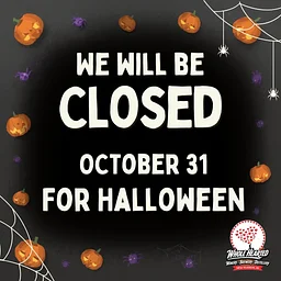 We are Closed Happy Halloween