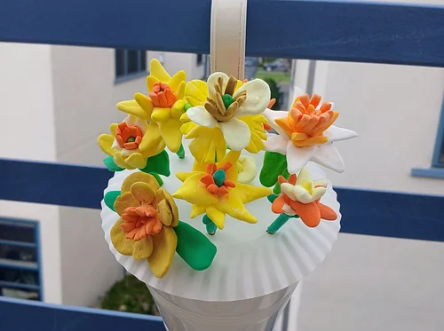 Air Dry Clay Bouquet