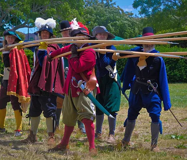 Arms and Armor Demonstration: 17th-Century Colonial Militia