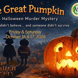 It's the Great Pumpkin Murder Mystery Dinner