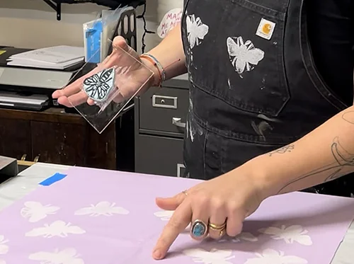 Bemis Community Printshop: Block Printed Cards
