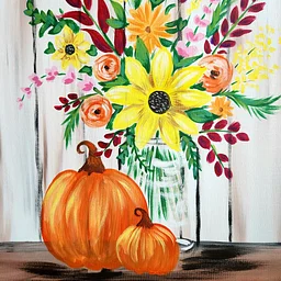 “Pumpkins & Petals” – BYOB Public Class