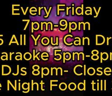 All You Can Drink Fridays