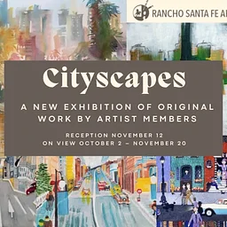 Cityscapes Art Reception Rancho Santa Fe Art Guild
