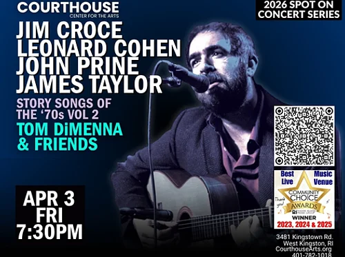 Jim Croce/Leonard Cohen/John Prine – Story Songs of the ’70s Vol. 2 4/3/26 FRI 7:30PM