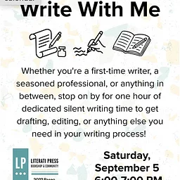 Literati Press: Write with Me Workshop