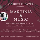 Martinis and Music: September Edition