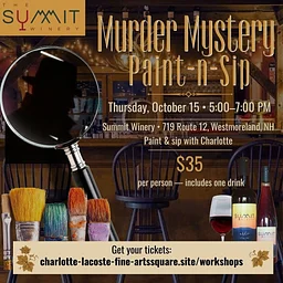 Murder Mystery Paint-n-Sip