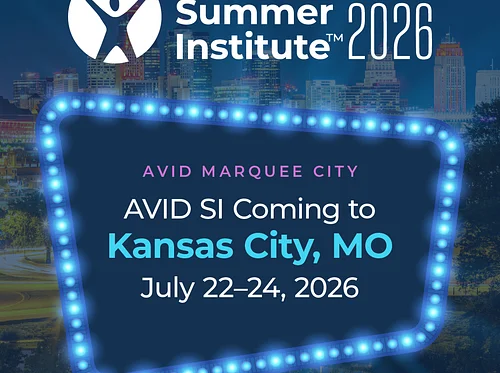 AVID Center 2026 Kansas City Summer Institute