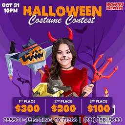 Halloween Costume Contest at Wolfies Backyard 🎃