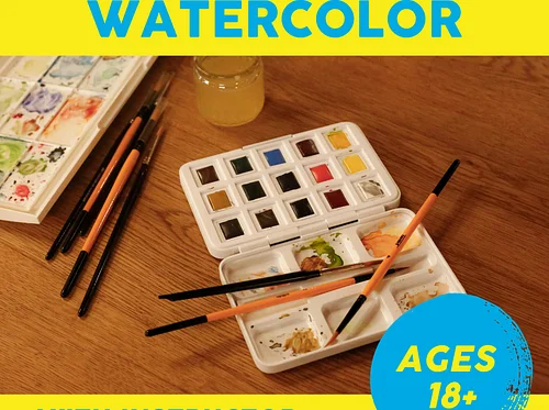 Saturday 4/11, 1-3pm: Beginning Watercolor