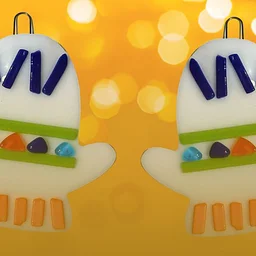Art at Brucemore: Mitten Glass Ornament