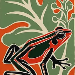 Painting Beautiful Frogs: Acrylic
