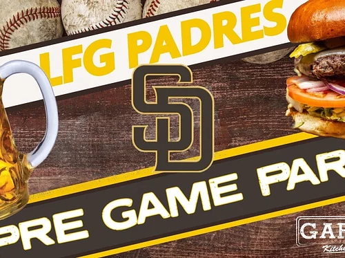 Padres Pregame Party at Garage Kitchen + Bar