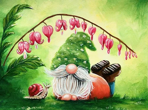 Adult Paint & Sip | Spring Gnome | Fridays | April 24th 2026