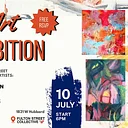 FOUR WALLS/FOUR ARTISTS Art Opening at Fulton Street Collective