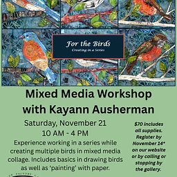 Mixed Media Workshop with Kayann Ausherman